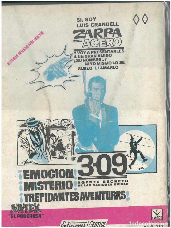 C&oacute;mics: MYTEK EL PODEROSO. N&ordm; 10. DESTRUIDO?. EDITORIAL VERTICE . C-34 - Foto 2