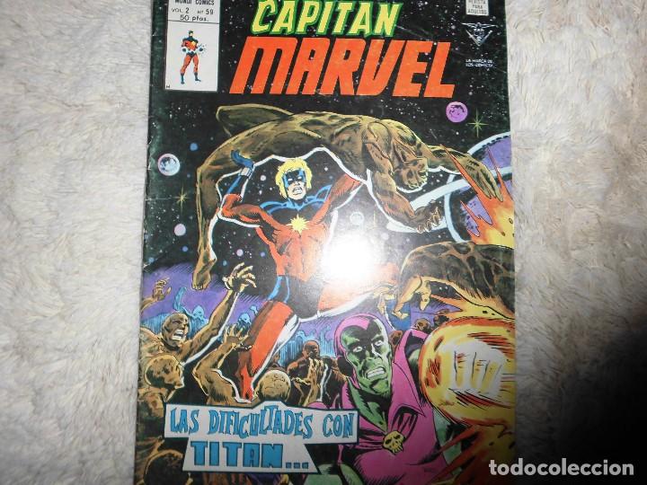 C&oacute;mics: HEROES MARVEL CAPITAN MARVEL V 2 N&ordm; 59  MUNDI COMICS  VERTICE - Foto 1