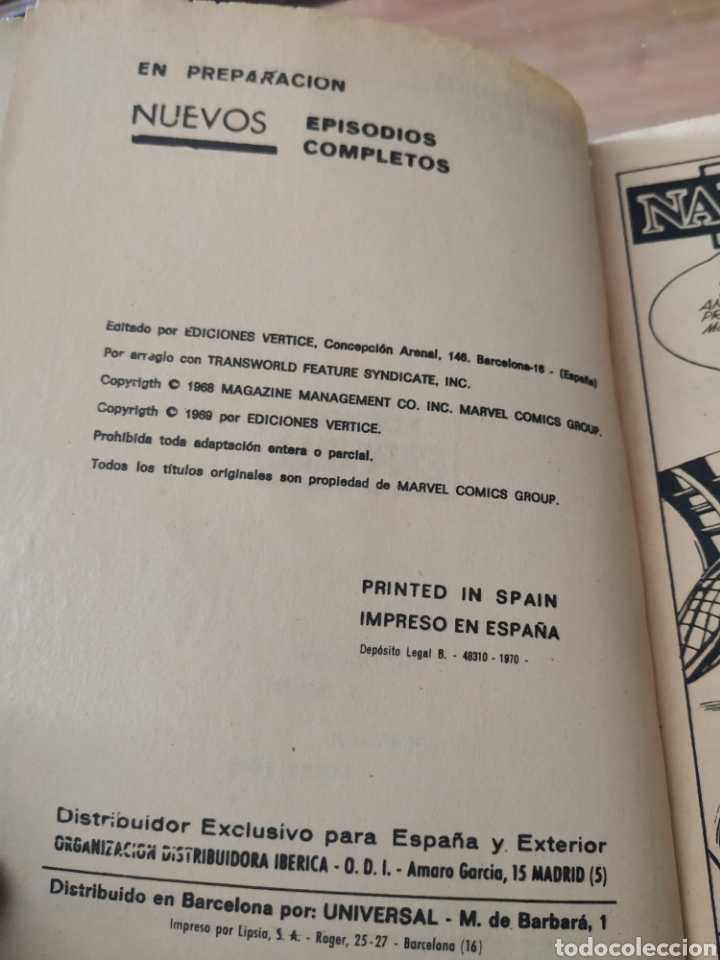 C&oacute;mics: Namor (Sub-Mariner), El hechizo de la serpiente, 1970. - Foto 5
