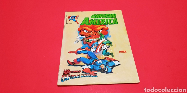 C&oacute;mics: BUEN ESTADO CAPITAN AMERICA 4 VERTICE LINEA SURCO - Foto 1