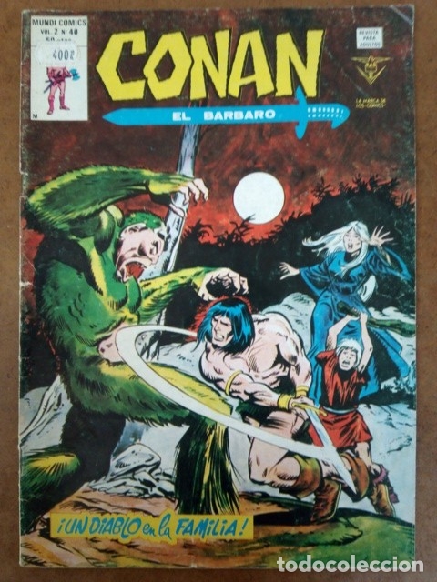 C&oacute;mics: CONAN EL BARBARO VOL. 2 N&ordm; 40 - VERTICE - Foto 1