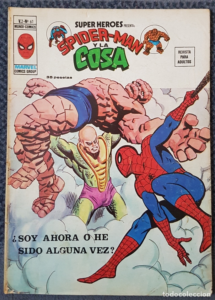 C&oacute;mics: Vol.2 #61 (Vertice, 1976) Spider-man y La Cosa - Foto 1