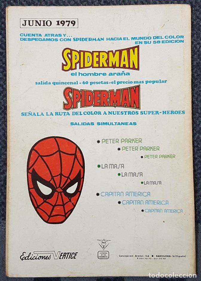 C&oacute;mics: Spiderman #59 (Vertice, 1980) - Foto 2