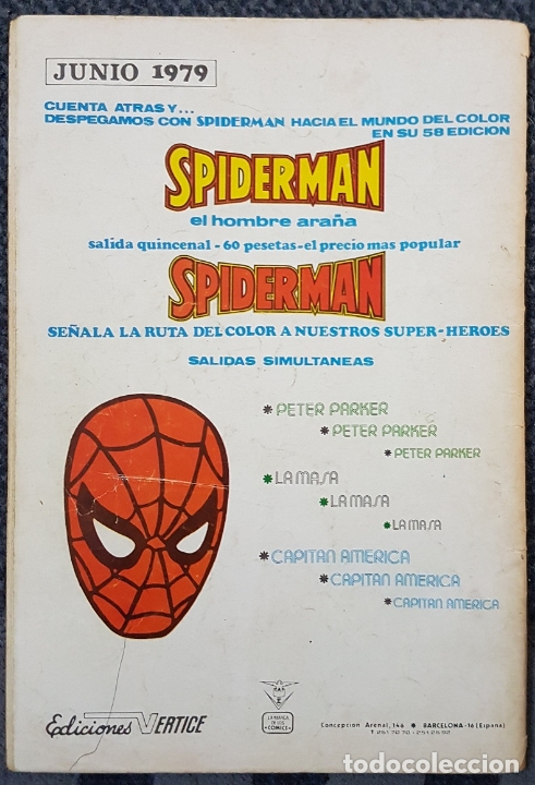C&oacute;mics: Spiderman #61 (Vertice, 1980) - Foto 2
