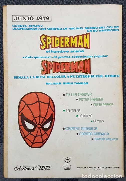 C&oacute;mics: Spiderman #63-B (Vertice, 1980) - Foto 2
