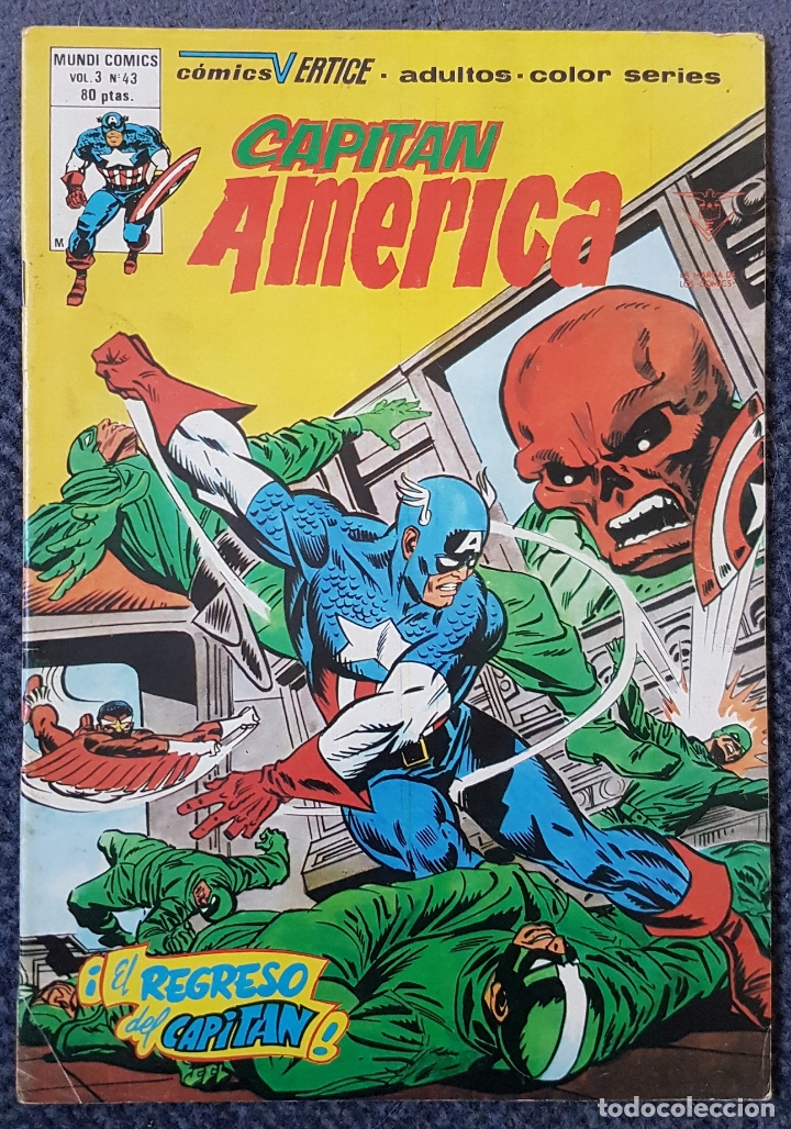C&oacute;mics: Capitan America #43 (Vertice, 1980) - Foto 1