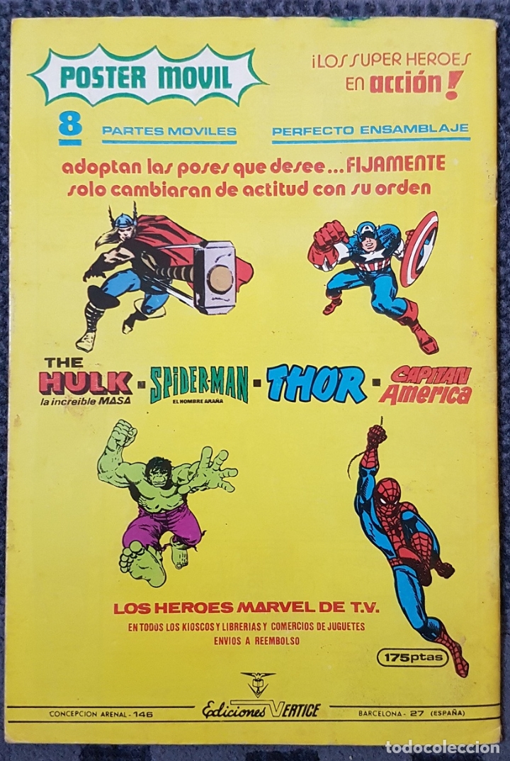 C&oacute;mics: Capitan America #45 (Vertice, 1980) - Foto 2