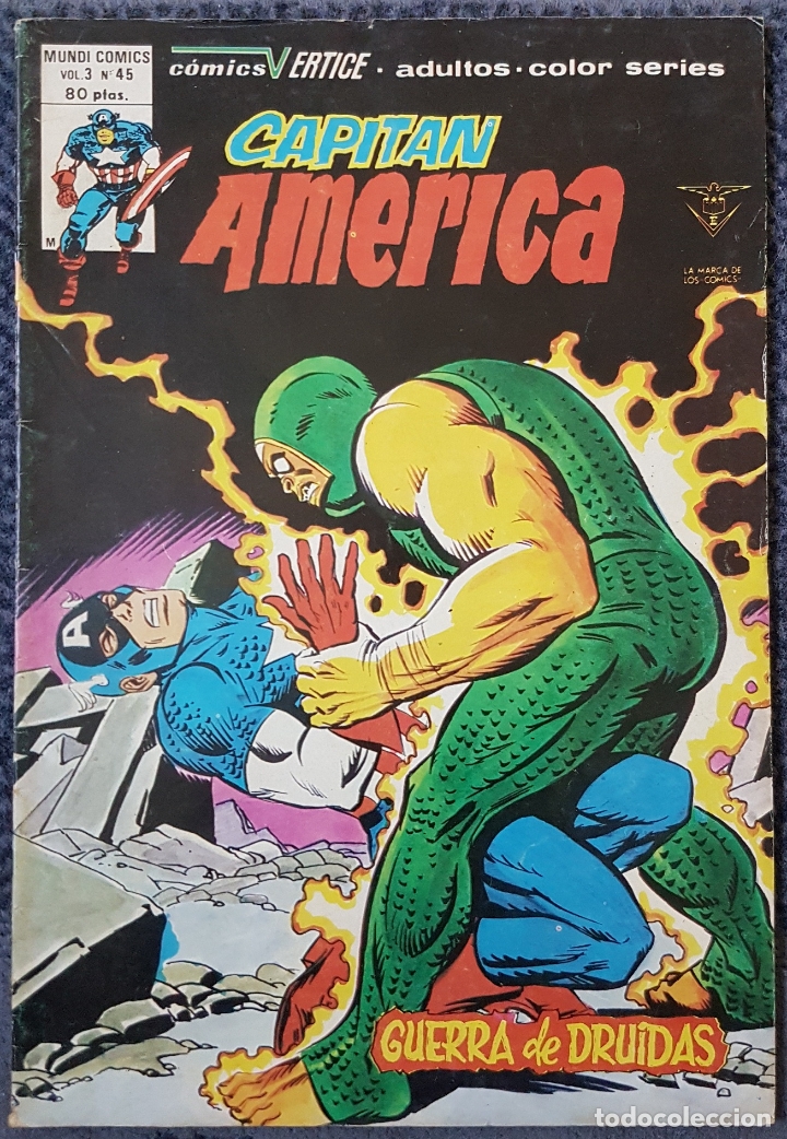 C&oacute;mics: Capitan America #45 (Vertice, 1980) - Foto 1