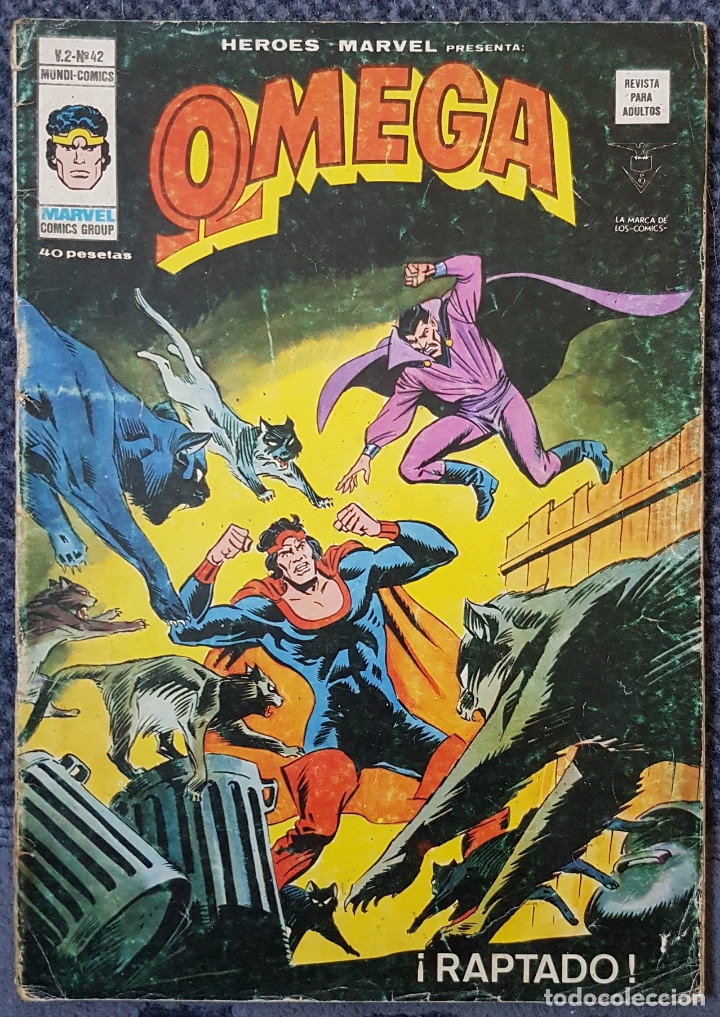 C&oacute;mics: Heroes Marvel #42 (Vertice, 1978) Omega - Foto 1