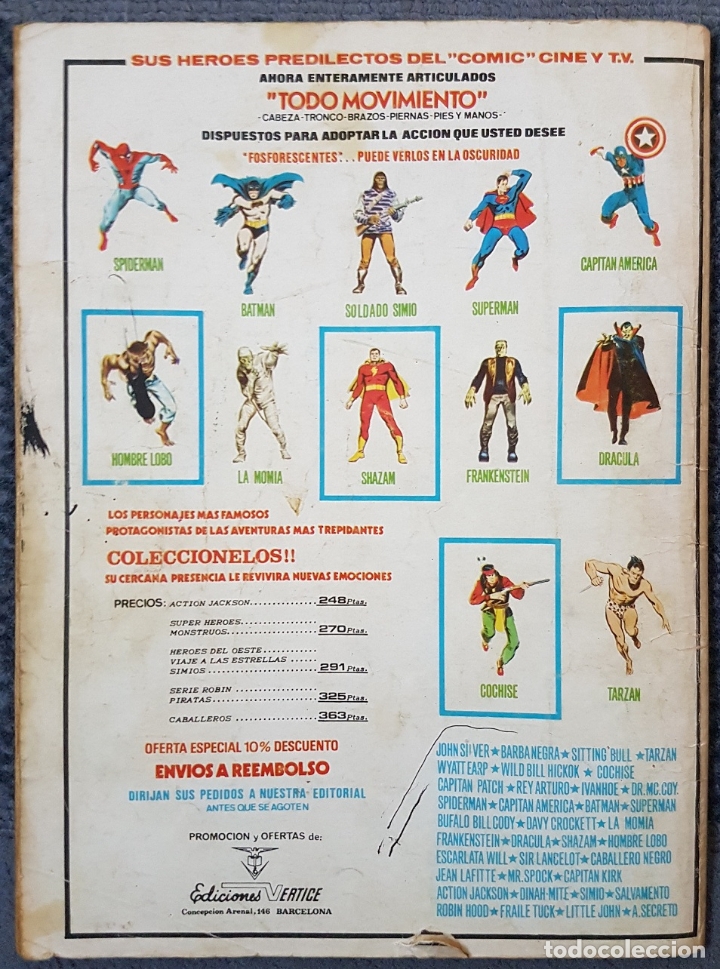 C&oacute;mics: Werewolf #19 (Vertice, 1976) -&uacute;ltimo n&uacute;mero- - Foto 2