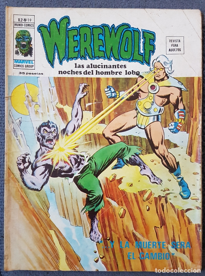 C&oacute;mics: Werewolf #19 (Vertice, 1976) -&uacute;ltimo n&uacute;mero- - Foto 1