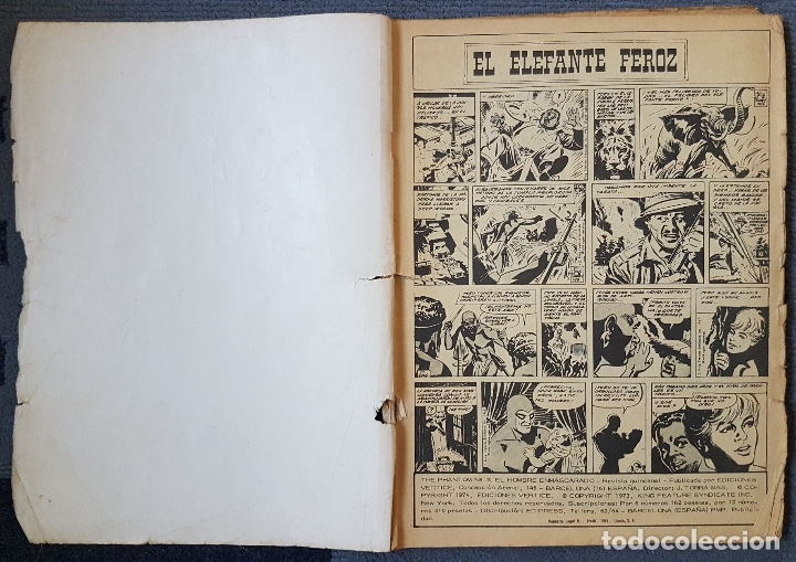 C&oacute;mics: El Hombre Enmascarado #1 (Vertice, 1973) - Foto 3