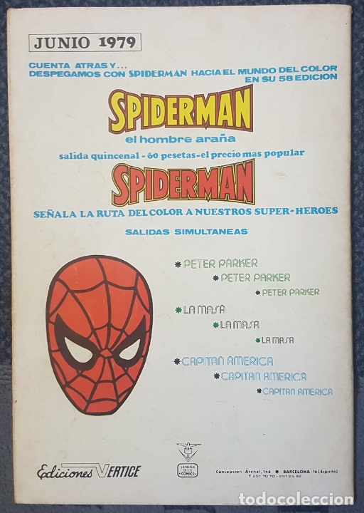 C&oacute;mics: Spiderman #63-A (Vertice, 1980) - Foto 2