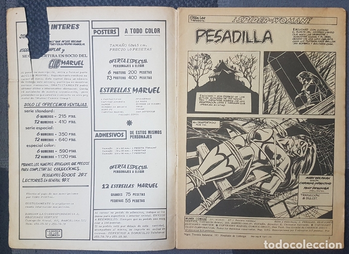 C&oacute;mics: Spider-Woman #3 (Vertice, 1979) - Foto 2
