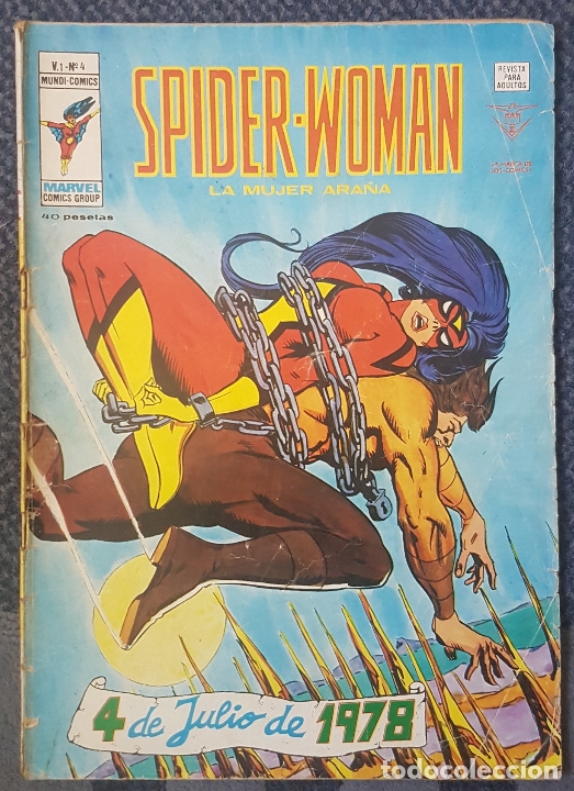 C&oacute;mics: Spider-Woman #4 (Vertice, 1979) - Foto 1