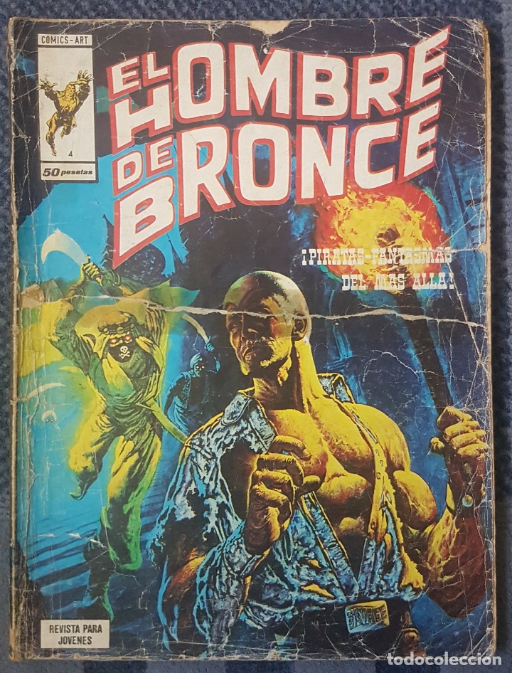C&oacute;mics: El hombre de bronce #4 (Vertice, 1975) - Foto 1