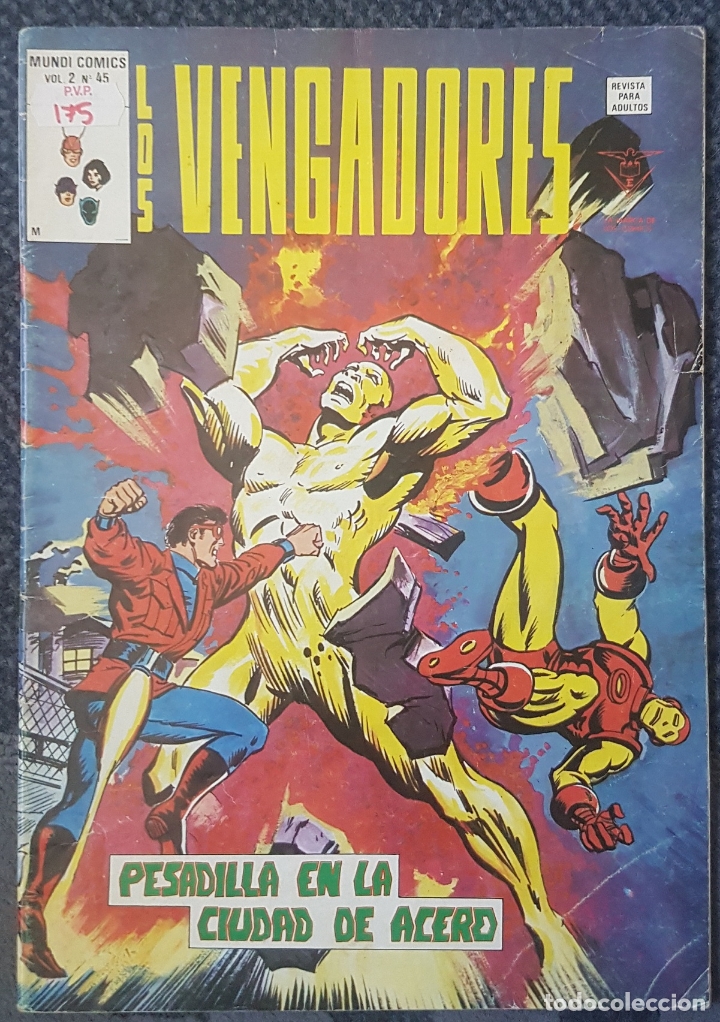 C&oacute;mics: Vengadores v.2 #45 (Vertice, 1980) - Foto 1