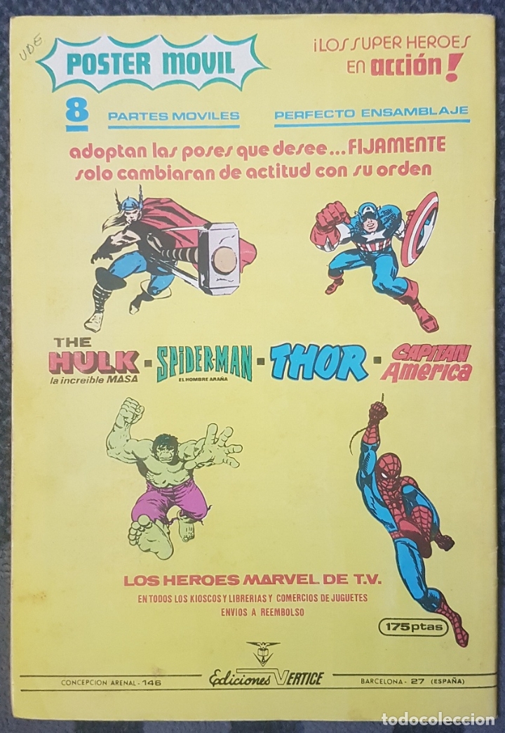 C&oacute;mics: Vengadores v.2 #48 (Vertice, 1980) - Foto 2