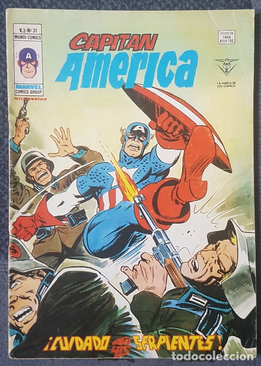 C&oacute;mics: Capit&aacute;n Am&eacute;rica v.3 #31 (Vertice, 1979) - Foto 1