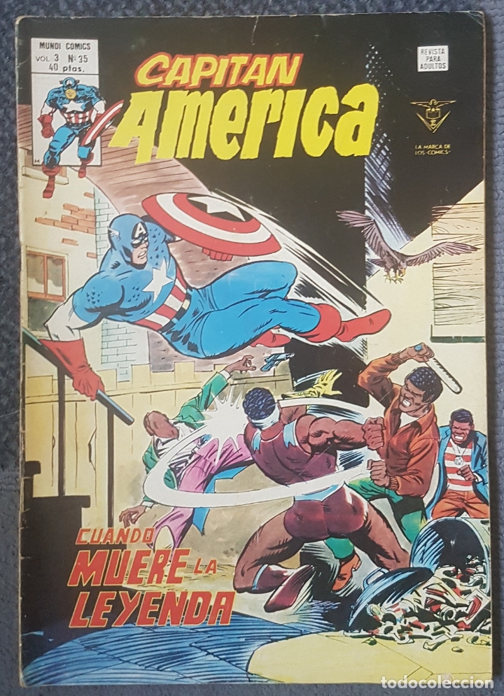 C&oacute;mics: Capit&aacute;n Am&eacute;rica v.3 #35 (Vertice, 1979) - Foto 1