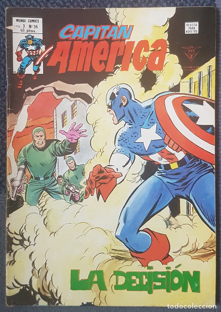 C&oacute;mics: Capit&aacute;n Am&eacute;rica v.3 #36 (Vertice, 1979) - Foto 1