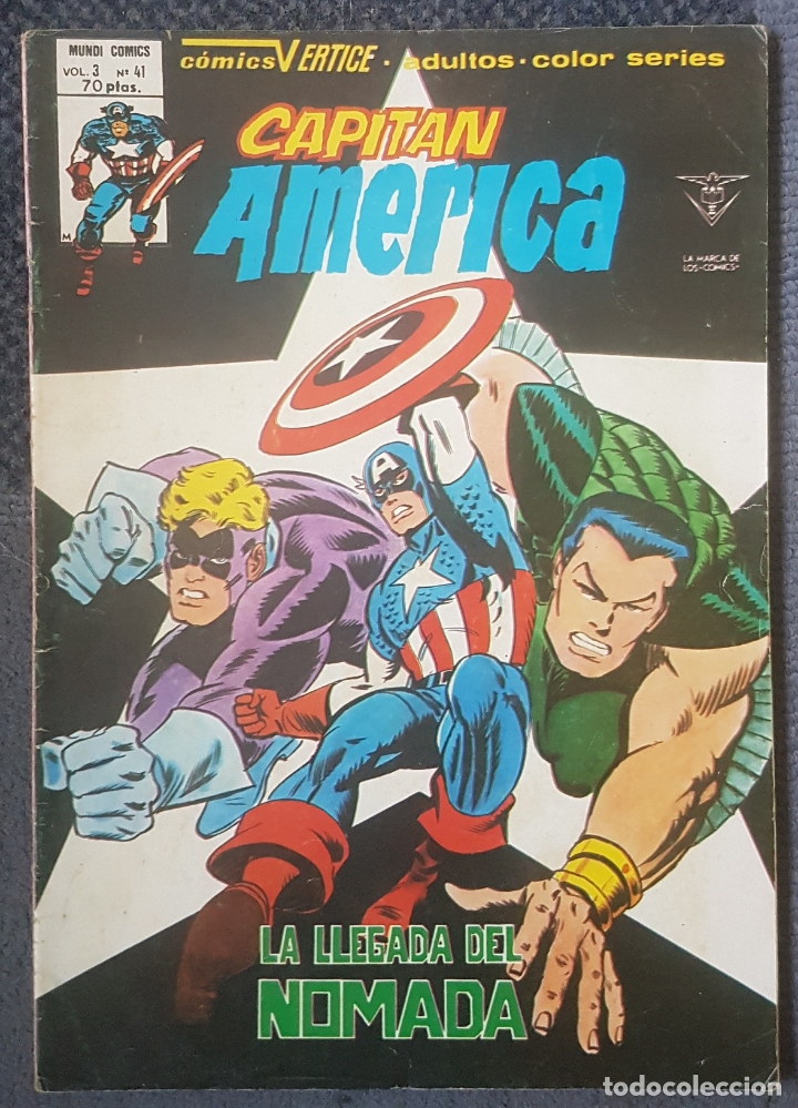 C&oacute;mics: Capit&aacute;n Am&eacute;rica v.3 #41 (Vertice, 1980) - Foto 1