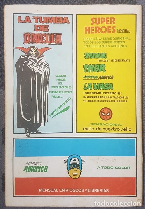 C&oacute;mics: Capit&aacute;n Am&eacute;rica v.3 #42 (Vertice, 1980) - Foto 2