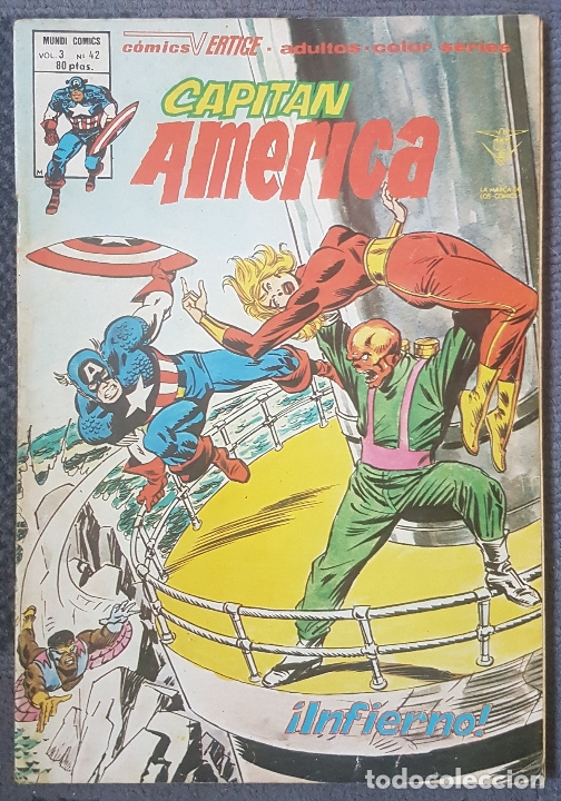 C&oacute;mics: Capit&aacute;n Am&eacute;rica v.3 #42 (Vertice, 1980) - Foto 1