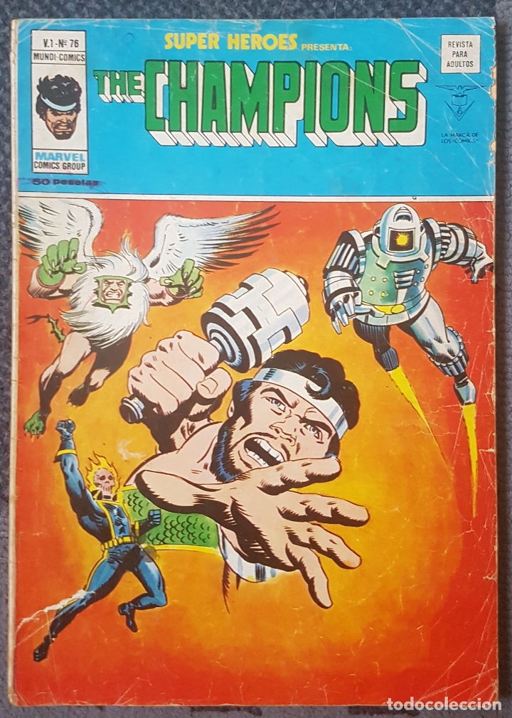 C&oacute;mics: The Champions v.2 #76 (Vertice, 1977) - Foto 1