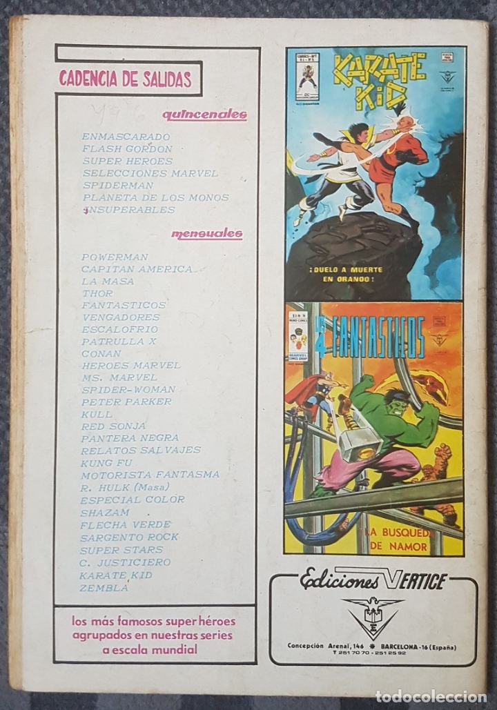 C&oacute;mics: Pantera Negra #7 (Vertice, 1979) - Foto 2