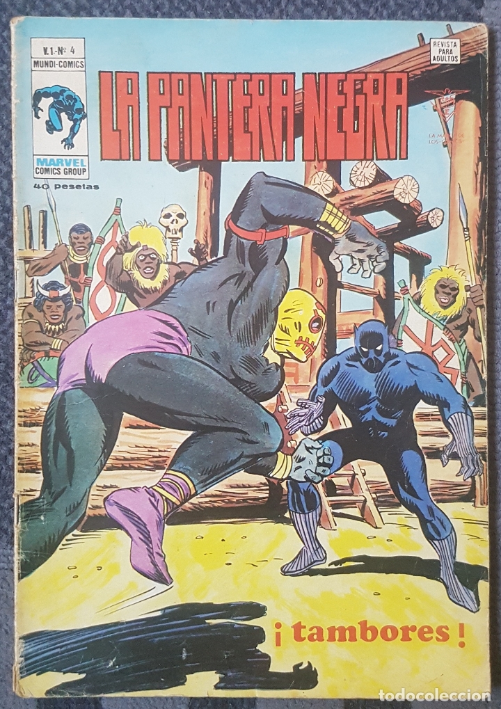 C&oacute;mics: Pantera Negra #4 (Vertice, 1979) - Foto 1