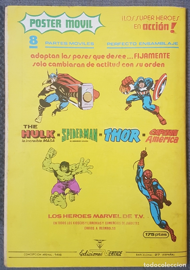 C&oacute;mics: Selecciones Marvel #56 (Vertice, 1981) -&uacute;ltimo n&uacute;mero- - Foto 2