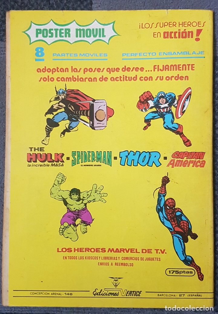 C&oacute;mics: Super Heroes vol.2 #132 (Vertice, 1980) Capit&aacute;n Marvel - Foto 2
