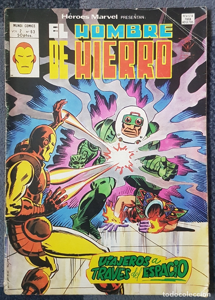 C&oacute;mics: Heroes Marvel vol.2 #63 (Vertice, 1980) Iron Man - Foto 1