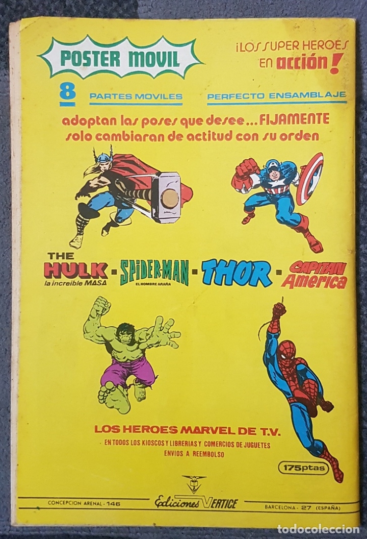 C&oacute;mics: Dinosaurio Diabolico #4 (Vertice, 1980) -&uacute;ltimo n&uacute;mero- - Foto 2
