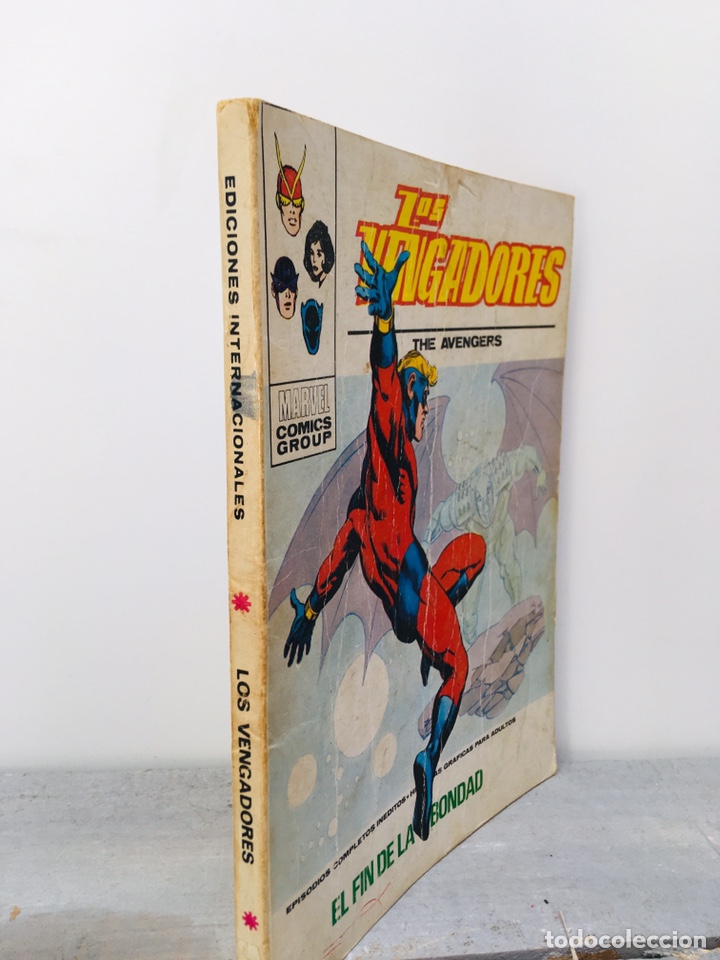 C&oacute;mics: C&Oacute;MIC LOS VENGADORES, EDITORIAL VERTICE N. 45 EL FIN DE LA BONDAD 1973 MARVEL - Foto 2