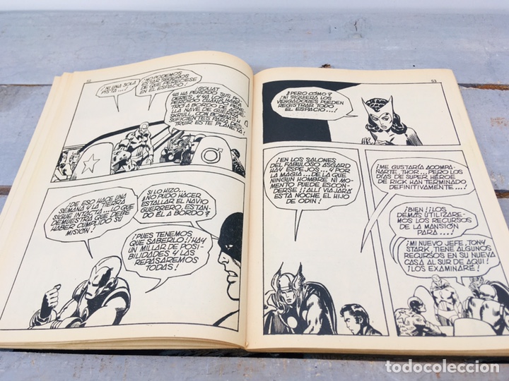 C&oacute;mics: C&Oacute;MIC LOS VENGADORES, EDITORIAL VERTICE N. 45 EL FIN DE LA BONDAD 1973 MARVEL - Foto 5