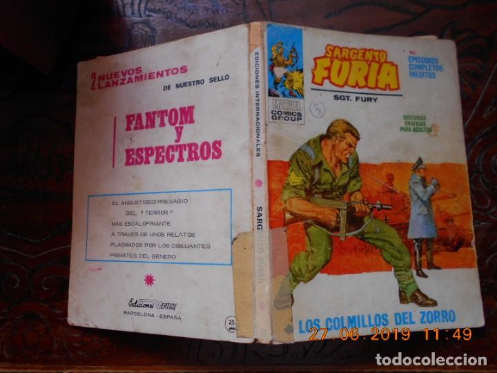 C&oacute;mics: SARGENTO FURIA VERTICE TACO N&ordm; 3-1972 - Foto 1