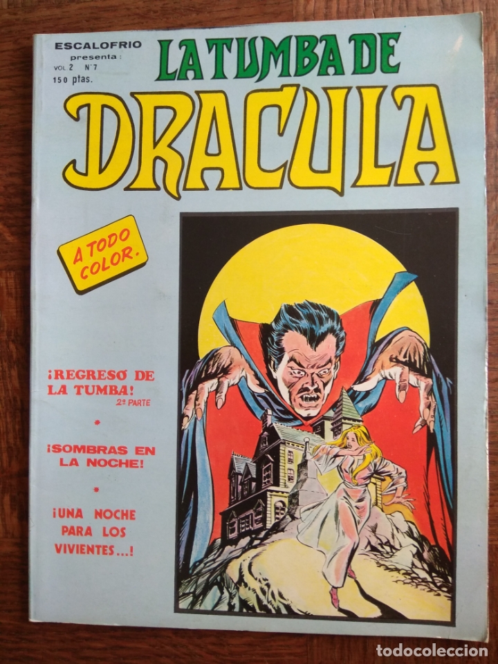 C&oacute;mics: LA TUMBA DE DRACULA - ESCALOFRIO PRESENTA VOL.2 N&ordm; 7 - VERTICE - - Foto 1