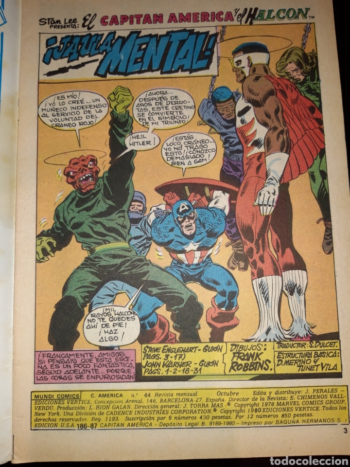 C&oacute;mics: CAPITAN AM&Eacute;RICA VOL.3 N&deg;44 - VERTICE - Foto 3