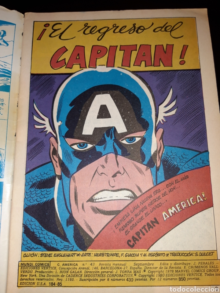 C&oacute;mics: CAPITAN AMERICA VOL.3 N&deg;43 - Foto 3