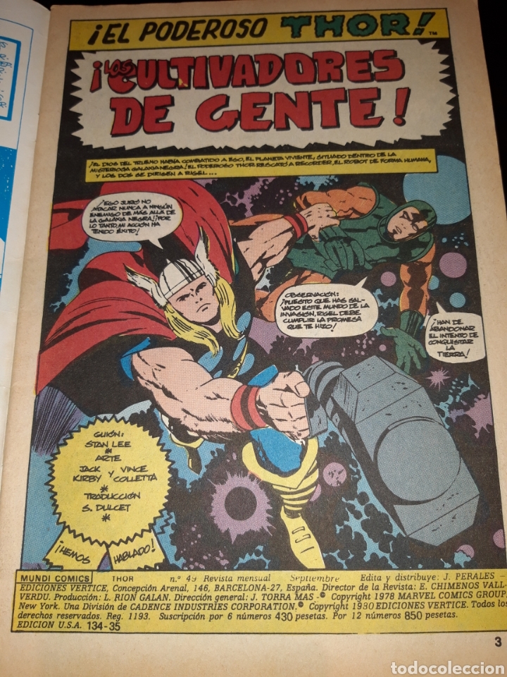 C&oacute;mics: THOR VOL.2 N&deg;49 - VERTICE - Foto 3