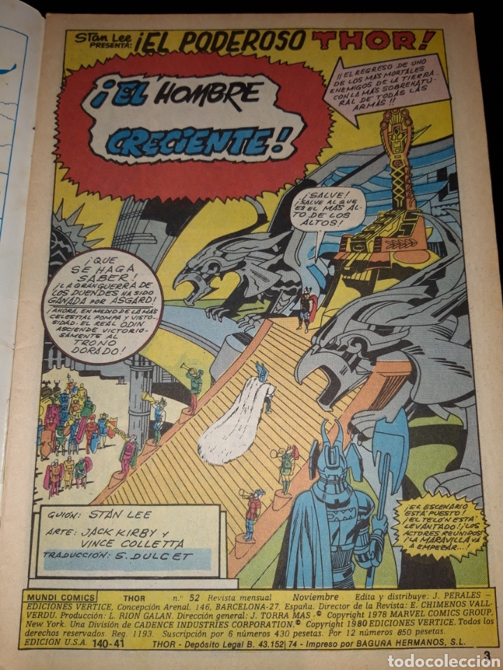 C&oacute;mics: THOR VOL.2 N&deg;52 - VERTICE - Foto 3