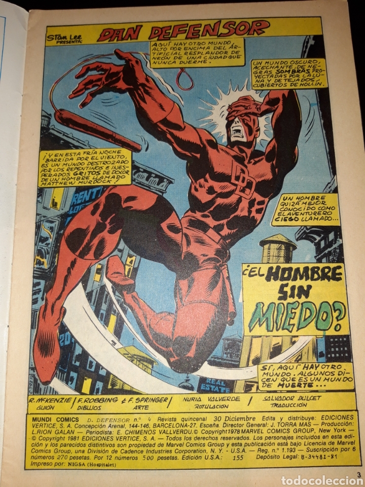 C&oacute;mics: DAN DEFENSOR N&deg;4 - VERTICE - Foto 3