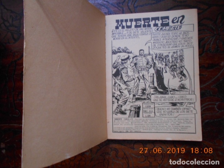 C&oacute;mics: SARGENTO FURIA N&ordm; 13-VERTICE TACO-1973 - Foto 2