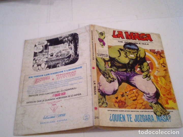 C&oacute;mics: LA MASA - VERTICE - VOLUMEN 1 -NUMERO 25 - CJ 9 - GORBAUD - Foto 5
