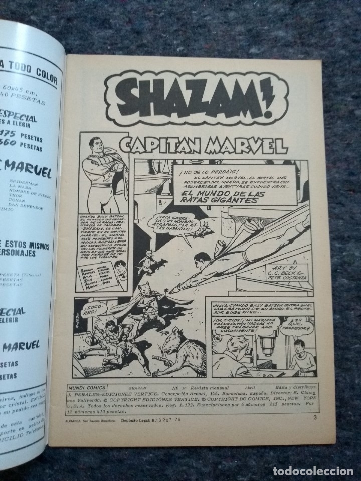 C&oacute;mics: Shazam V.1 # 10 - Excelente estado - Foto 7