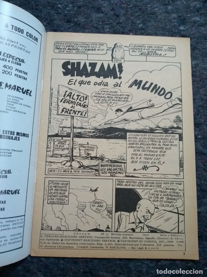 C&oacute;mics: Shazam V.1 # 11 - Impecable - Foto 8