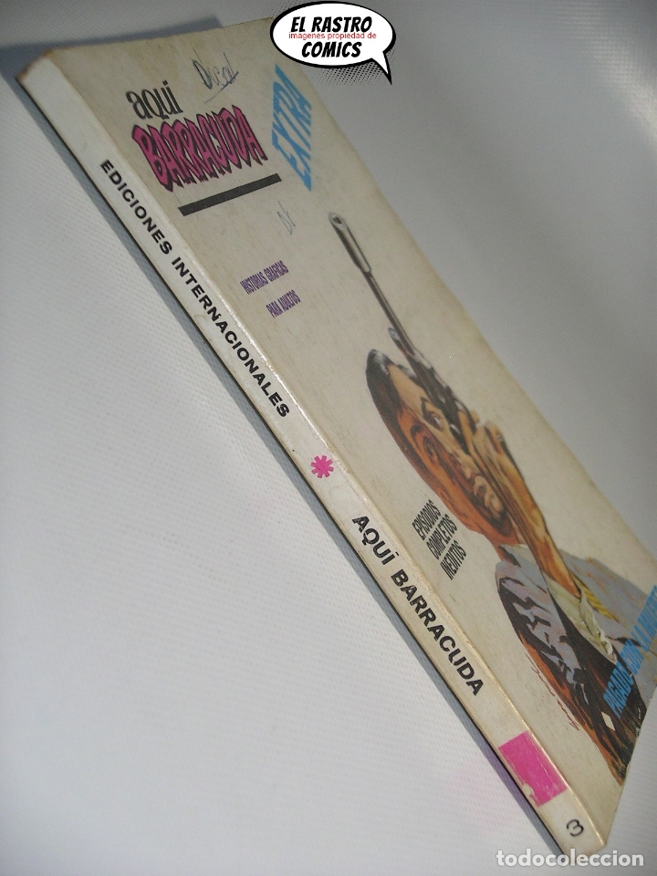 C&oacute;mics: Aqu&iacute; Barracuda extra n&ordm; 3, ed. Vertice, a&ntilde;o 1968, taco - Foto 3