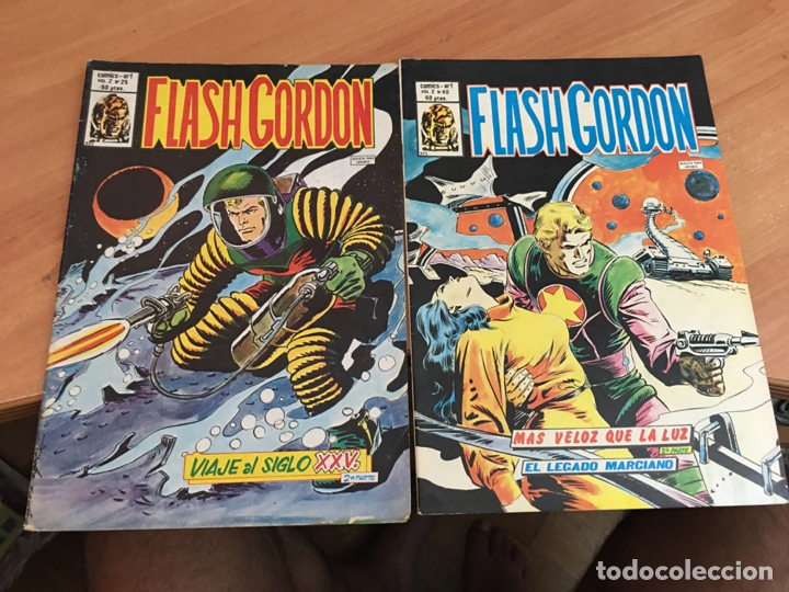 C&oacute;mics: FLASH GORDON LOTE VOL 2 N&ordm; 25 Y 40 (VERTICE) (COB24) - Foto 1